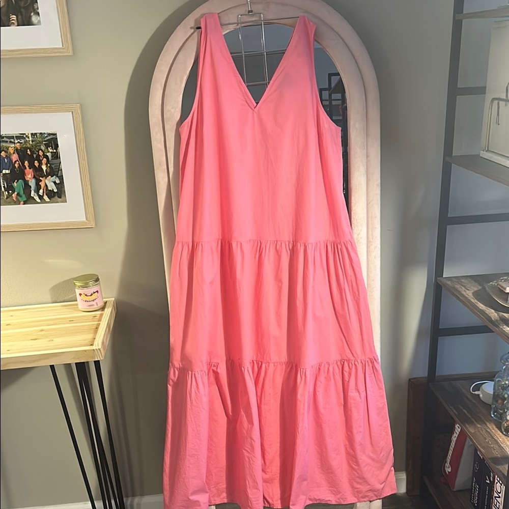 Who What Wear Vibrant Pink Maxi Dress